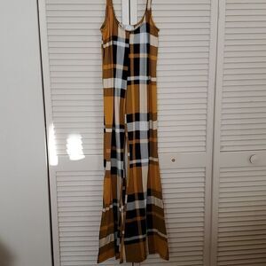 BELITA Collection Women's Plaid Jumpsuit